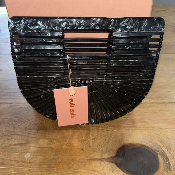 Cult Gaia Ark Mini Acrylic Handbag – Iconic Top Handle Clutch Purse - Picture 10 of 10